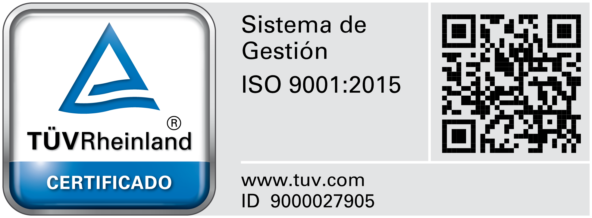 Certificado ISO 9001:2015